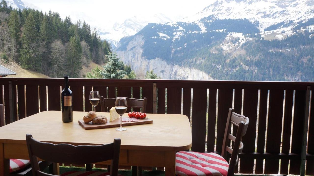 Chalet Eigersunne 2 Wengen Exterior foto